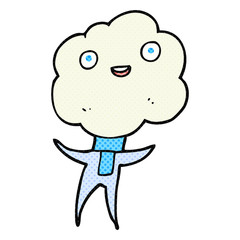 cute cloud head creature