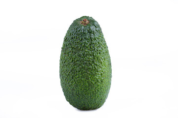 Avocado isolated on a white background.