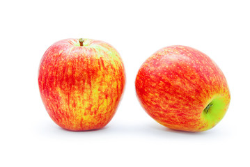 Fresh red apple isolated on white