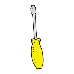 cartoon screwdriver
