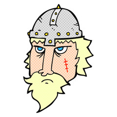 cartoon viking warrior