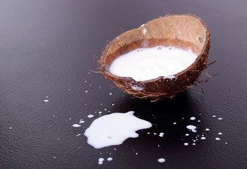 раскалывается кокос 