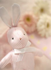 ウサギのぬいぐるみ