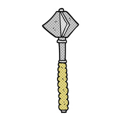 cartoon medieval mace