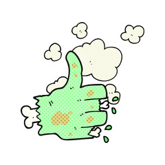 cartoon zombie hand