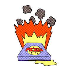 cartoon amazing pizza