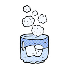 cartoon vodka and ice