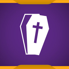 Fototapeta premium Coffin icon