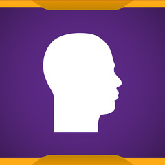Human head icon