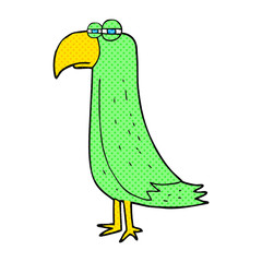 cartoon parrot