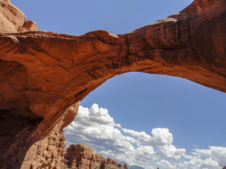 Double Arch in Arches National Park, Utah, United States