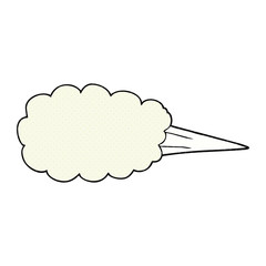 cartoon steam blast symbol