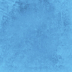 Grunge blue wall background or texture