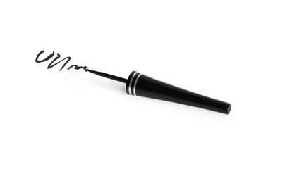 brush for eyeliner with wavy line