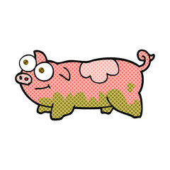 cartoon pig