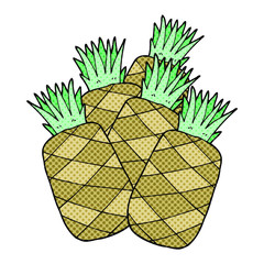 cartoon pineapples