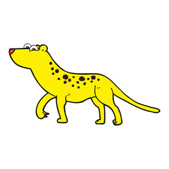 cartoon leopard