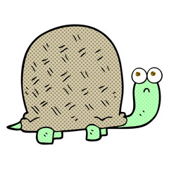 cartoon sad turtle