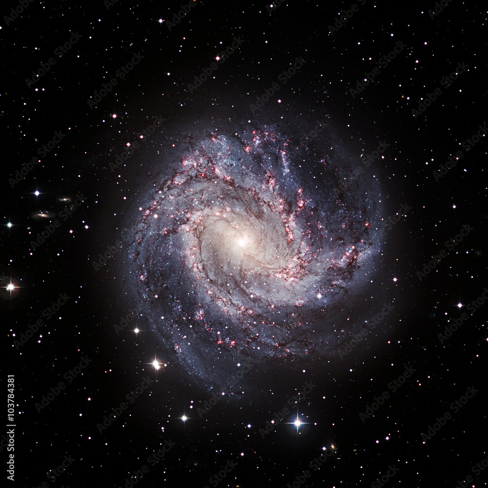 Wall mural view galaxy system isolated elements of this image furnished by nasa