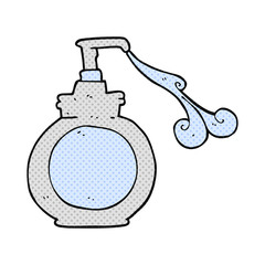 comic book style cartoon hand wash