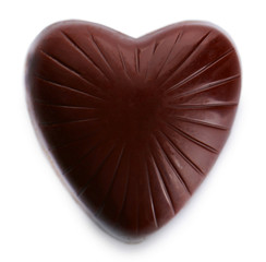 Chocolate candy, isolated on white