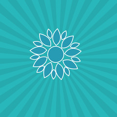 flower icon design 
