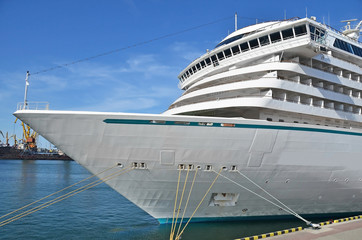 Naklejka premium Cruise travel ship