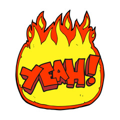 yeah! cartoon shout