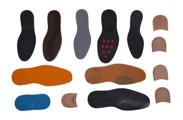 isolated shoe tread kind