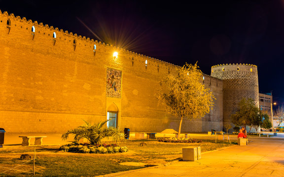 Karim Khan citadel at night in Shiraz, Iran