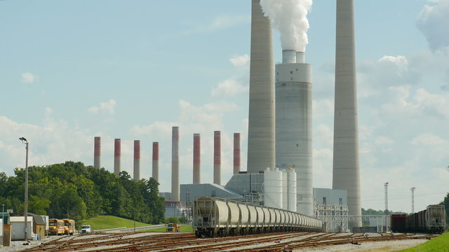 4K Kingston Fossil Plant Rail Yard 2