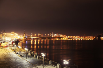 City landscape at night