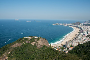 Aerial view over Rio de Janeiro