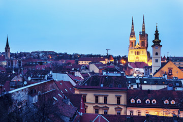 Zagreb Cathedral and St. Catherine Church