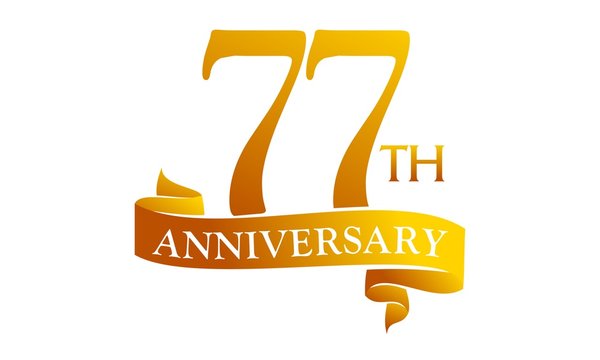 77 Ribbon Anniversary 