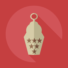 Flat modern design with shadow icons mosque