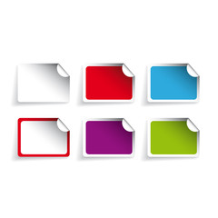 Blank label set vector