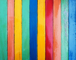 Colorful wooden plank floor texture