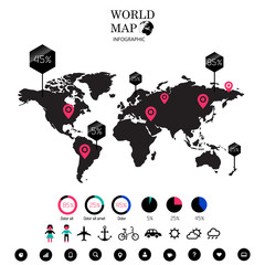 World Map Info graphics.