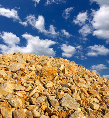 Pile of Rocks Boulders for Construction