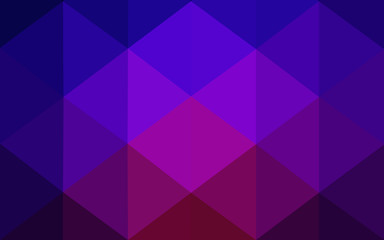 Obraz premium Multicolor dark blue, red polygonal design pattern, which consist of triangles and gradient in origami style.