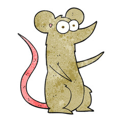textured cartoon mouse