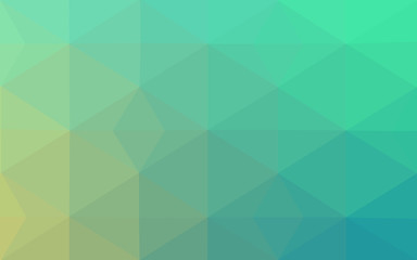 Fototapeta premium Green polygonal design pattern, which consist of triangles and gradient in origami style.