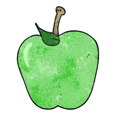 textured cartoon apple