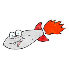 textured cartoon missile
