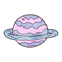 textured cartoon alien planet