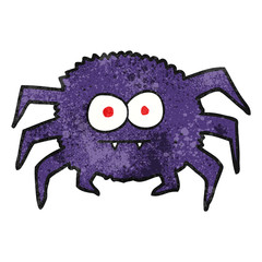 textured cartoon spider