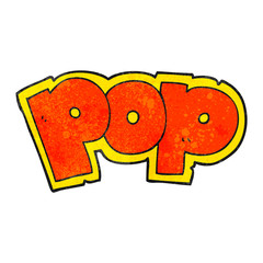 textured cartoon POP symbol