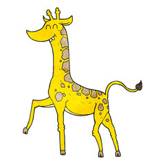 textured cartoon giraffe