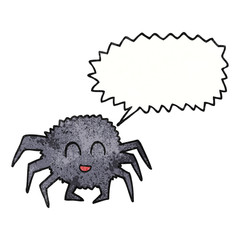 textured cartoon spider
